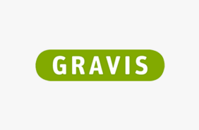 Das Logo der Gravis.
