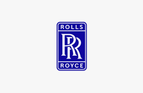 Das Logo von Rolls-Royce.
