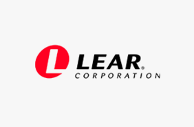 Das Logo der Lear Corporation.