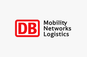 Das Logo der DB Mobility Logistics.