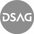 Das Logo der Deutschsprachigen SAP-Anwendergruppe (DSAG)